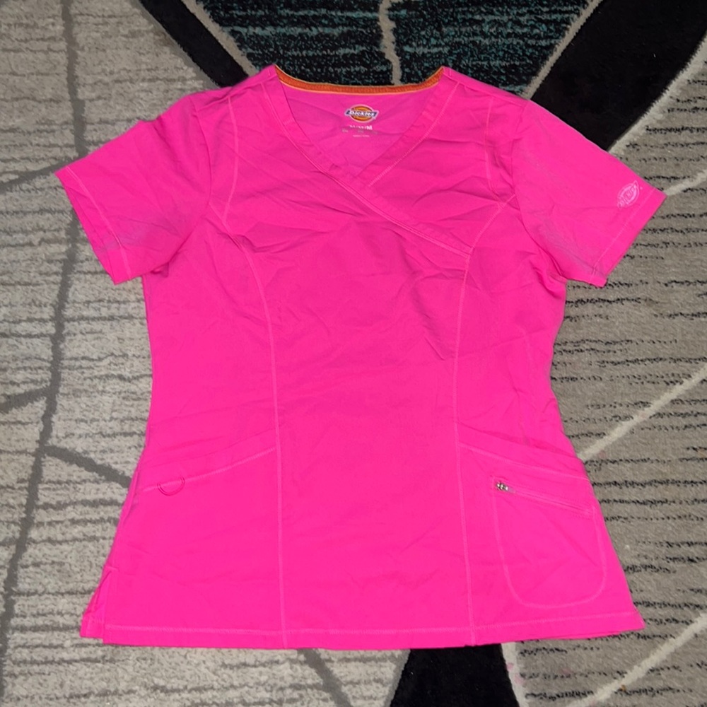 Neon pink 💞 dickies scrub top